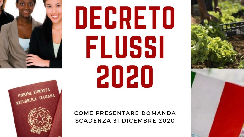 Decreto Flussi Ingresso 2020